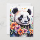Search for watercolor panda cards Wildlife