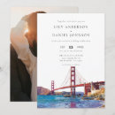 Search for san francisco wedding invitations Golden gate bridge