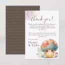 Search for mushrooms thank you cards Mushroom baby shower
