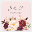 Search for pink floral monogram stickers Elegant