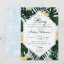 Search for marble baby shower invitations Greenery