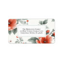 Search for wild flowers return address labels Greenery
