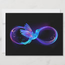 Search for bird 6x8 invitations Purple