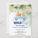Search for cute 1st birthday invitations Floral