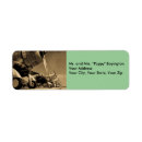 Search for pilot return address labels Vintage