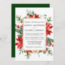 Search for poinsettia invitations Vintage