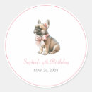 Search for french bulldog dog stickers Birthday