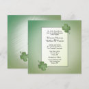 Search for clover wedding invitations Shamrock