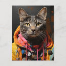 Search for hoodie postcards Cat