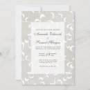 Search for white lace wedding invitations Ivory