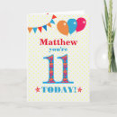 Search for 11th birthday cards Eleven