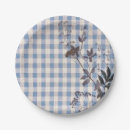 Search for blue gingham plates Floral
