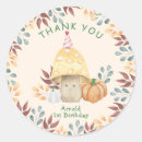 Search for mushroom thank you stickers Watercolor