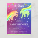 Search for unicorn baby shower invitations Colourful