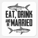 Search for eat drink and be married stickers Vintage