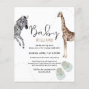 Search for zebra baby boy shower invitations Watercolor