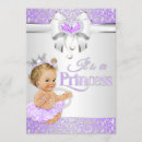 Search for lavender princess baby shower invitations Diamonds