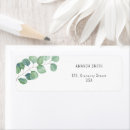 Search for green leaves return address labels Elegant