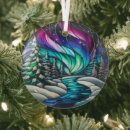 Search for stained glass christmas tree decorations Winter