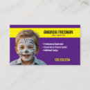 Search for painter artist business cards Facepainter