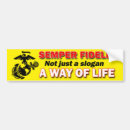 Search for semper fidelis bumper stickers Usmc