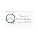 Search for gray blue return address labels Typography