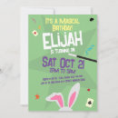 Search for magician birthday invitations Magical