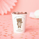 Search for teddy bear paper cups Woodland animal
