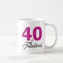 Search for 40th birthday party mugs Pink