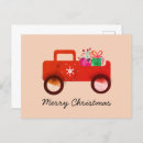 Search for antique trucks postcards Red