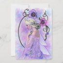Search for fairies note cards Purple
