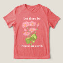 Search for peace on earth tshirts Floral