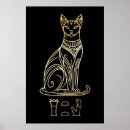 Search for egyptian cat posters Hieroglyphic