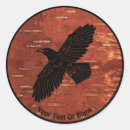 Search for black raven stickers Mediaeval