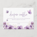 Search for butterfly baby shower diaper raffle Lilac