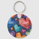 Search for scribble key rings Hearts