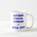 Search for postal worker mugs Retired