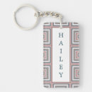 Search for holidays rectangular key rings For her