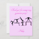 Search for gymnastics thank you cards Pink