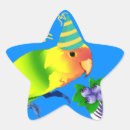 Search for parrot party stickers For her