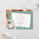 Search for copper foil wedding invitations Floral