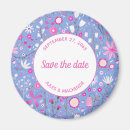 Search for blue floral save the dates Botanical