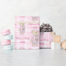 Search for pink teddy bear wrapping paper Cute