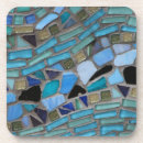 Search for colourful mosaic coasters Black