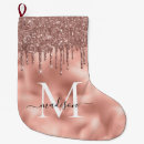 Search for pink christmas stockings Rose gold