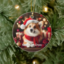 Search for corgi christmas tree decorations Festive