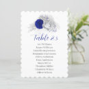 Search for royal blue wedding seating charts White