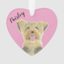 Search for yorkshire terrier christmas tree decorations Dog mum