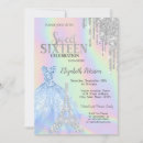 Search for opal invitations Glitter