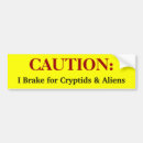 Search for outer space bumper stickers Aliens